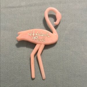 Vintage Hialeah Park flamingo pin
